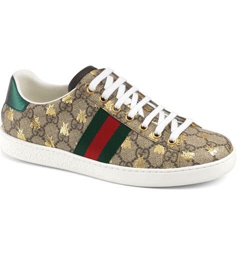 gucci bee sneakers on sale|gucci bee sneakers women.